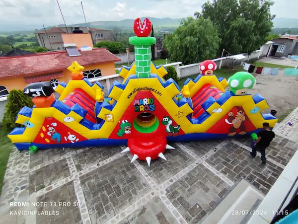 Castillo Super Mario Bross gigante