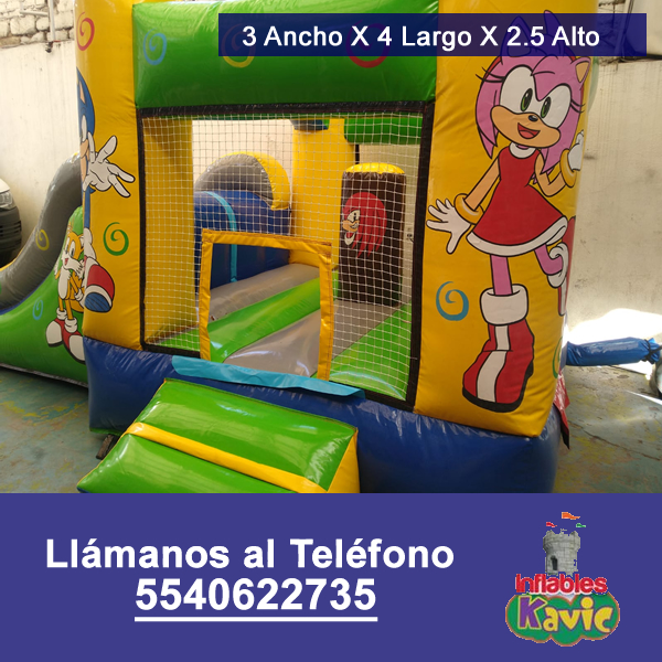 Inflable Sonic el Erizo