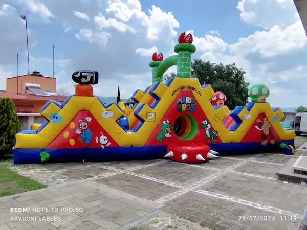 Juego Inflable Mario Bross Gigante